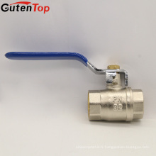 Gutentop 1/4 &quot;-4&quot; forgé Full Port laiton robinet à boisseau sphérique pour l&#39;huile de pétrole gaz en stock